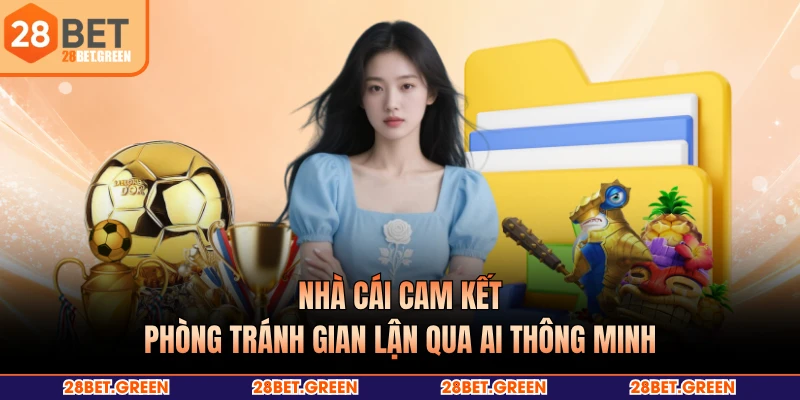 Nhà cái cam kết phòng tránh gian lận qua AI thông minh